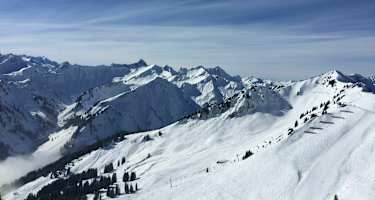 Schneeschuhtour Walmendingerhorn - Obere Luechlealpe