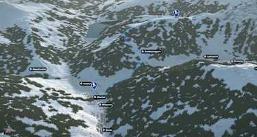 Übersicht Skitour Schönbach