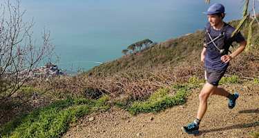 Auch Bergläufer sind in den Cinque Terre unterwegs