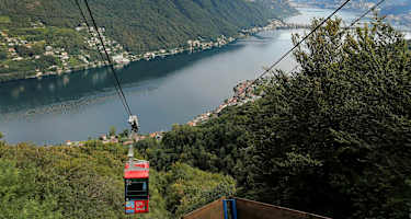 Die Seilbahn Brusino-Serpiano