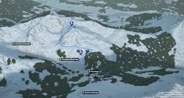 Übersicht Skitour Sonntagsköpfl