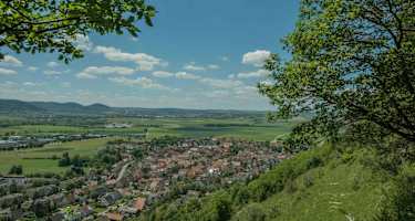 Wunderschöne Aussicht vom Hirschauer Berg in Richtung Rottenburg.