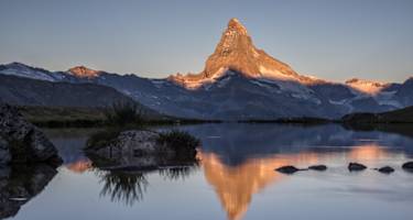 Stellisee mit Matterhornspiegelung 