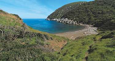 Die einsame Cala dell’Inferno auf Elba – zu Unrecht so benannt.