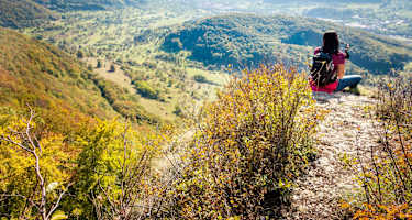 Blick vom Gelben Fels auf das Lenninger Tal