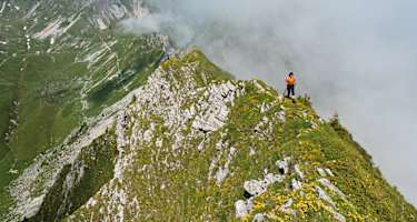 Gratwandern, wie es schöner nicht sein könnte.