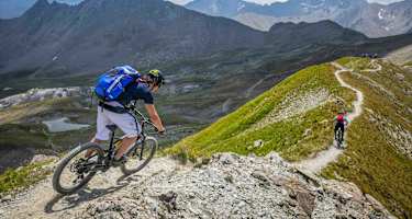 Endloser Höhentrail von Ischgl Richtung Schweiz.