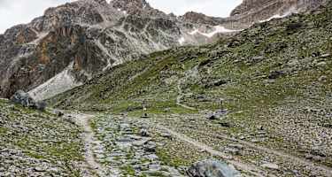 Unterwegs auf der Rundwanderung im Val Maira