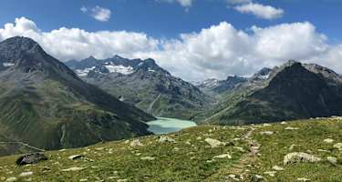 Rückblick im Aufstieg