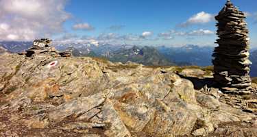 Am Gipfel des Piz Giübin