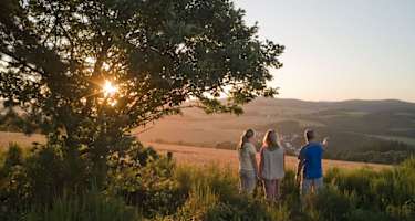 Toller Ausblick bei Abendlicht