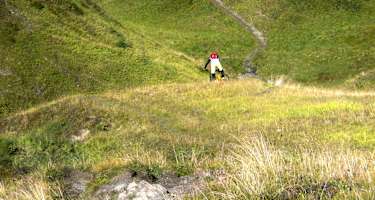 Abfahrt zur Almajuralpe 1