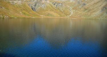 Der Wilde See mit dem Gipfel der Wilden Kreuzspitze
