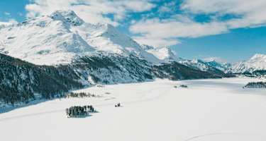 Winter am Silser See