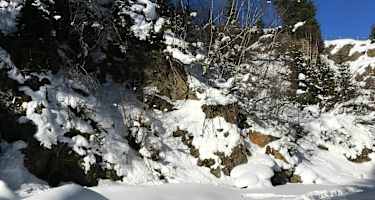 Winter in der Taschachschlucht