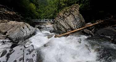 Aaschlucht-Brücke Fernansicht