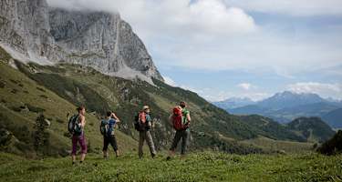 Etappe 1: St. Johann - Gaudeamushütte