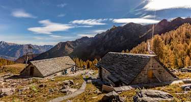 Die Capanna Alzasca bietet grandiose Landschaften.