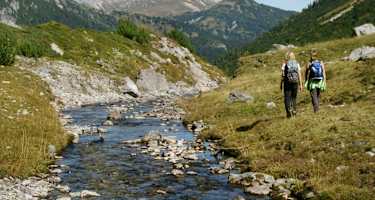 Am jungen Lech entlang des Lechwegs