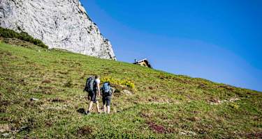 Abstieg zum Scheibenkaser