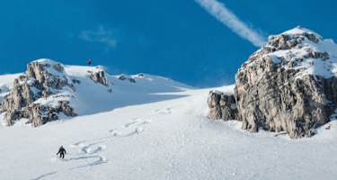 Herrliche Abfahrt vom Antersasc