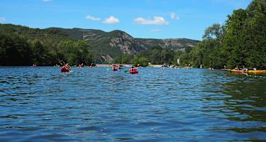 Einstieg der Etappe in Vallon