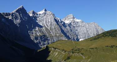 Auf dem Weg zur Falkenhütte