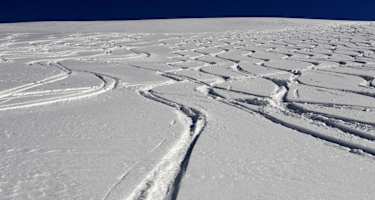 Tolles und weitläufiges Gelände zum Abfahren