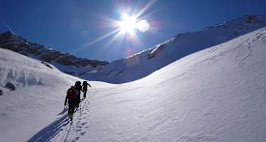 Schöne Sonnenexponierte Skitour am Hochkönig