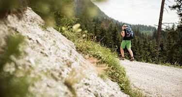 Aufstieg auf die Hochscheibn