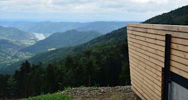 Ausblick vom Naturparkhaus am Jauerling