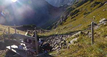 Ausblick vom Lamsenjoch