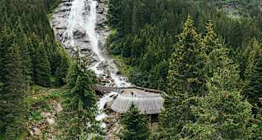 Aussichtsplattform Grawa Wasserfall im Stubaital