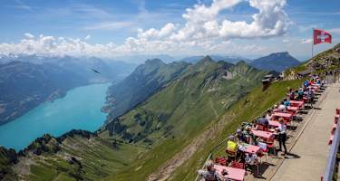 Ausblick vom Berghaus Rothorn