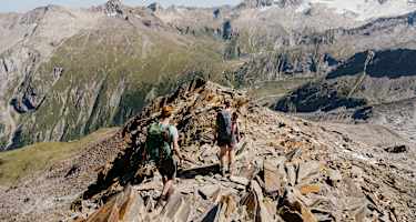 Abstieg vom Schönbichler Horn auf dem Berliner Höhenweg