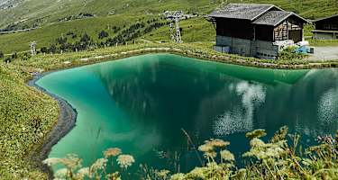 Eiger-Trail: Sicht auf den Eiger - Kleine Scheidegg