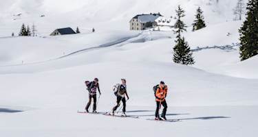 Aufbruch zum Ortberg von Sportgastein