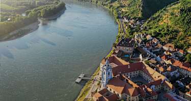 Blick auf Dürnstein in der Wachau