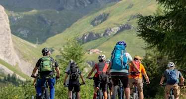 Beim Lucknerhaus genießt man einen tollen Blick auf den Großglockner.