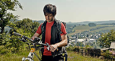 Blick auf Schloss Schwarzenberg