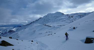 Blick auf den Gipfel Turettas