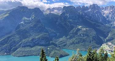 Zum Abschluss der Tour – der Molvenosee