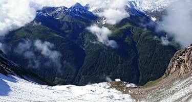 Blick auf die Sajathütte 