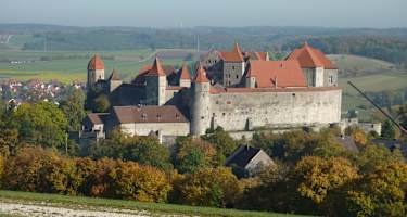 Blick auf Schloss Harburg
