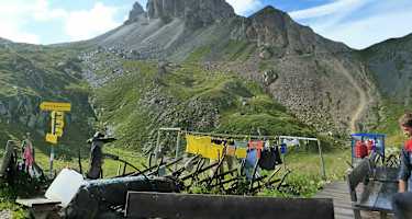 Blick von der Filmoor-Standschützenhütte auf die Große Kinigat