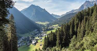 Blick nach Gargellen