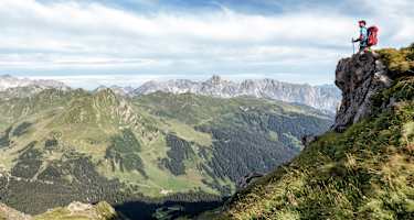 Blick vom Schwarzhornsattel