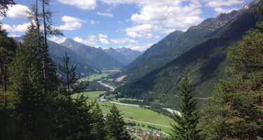 Blick von der Stablalm ins Obere Lechtal.