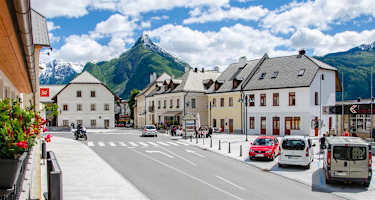Das Zentrum von Bovec