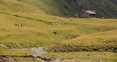 Die Brixner Hütte am Pfunderer Höhenweg